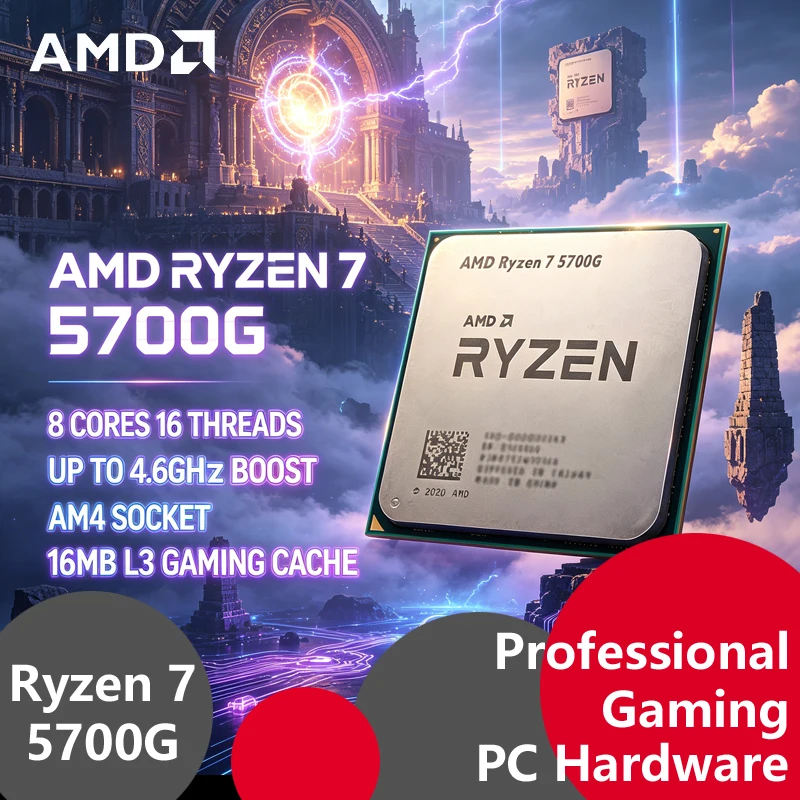 Amd Cpu Ryzen 7 - AMD Ryzen 7 5700G Tray Desktop