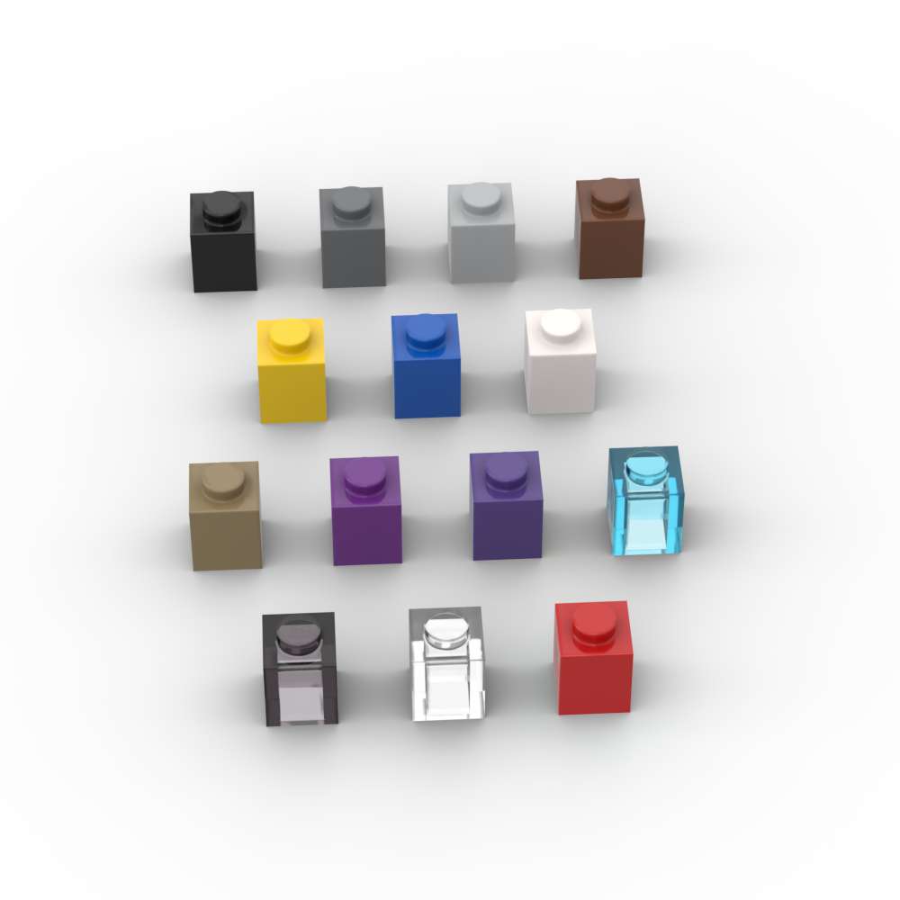 Tech Accessories Gifts - MOC 10PCS 3005 1x1 Bricks Building
