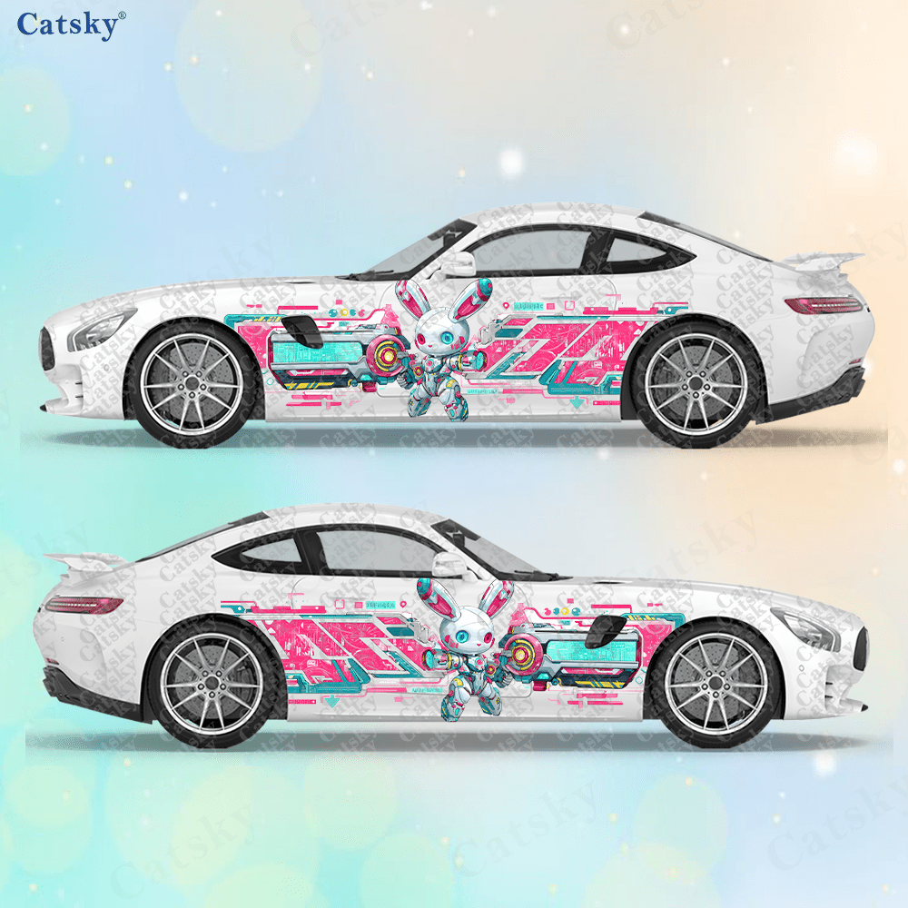 2pcs Cyberpunk Line Tech Bunny - đánh giá và giá Tech Accessories Gifts