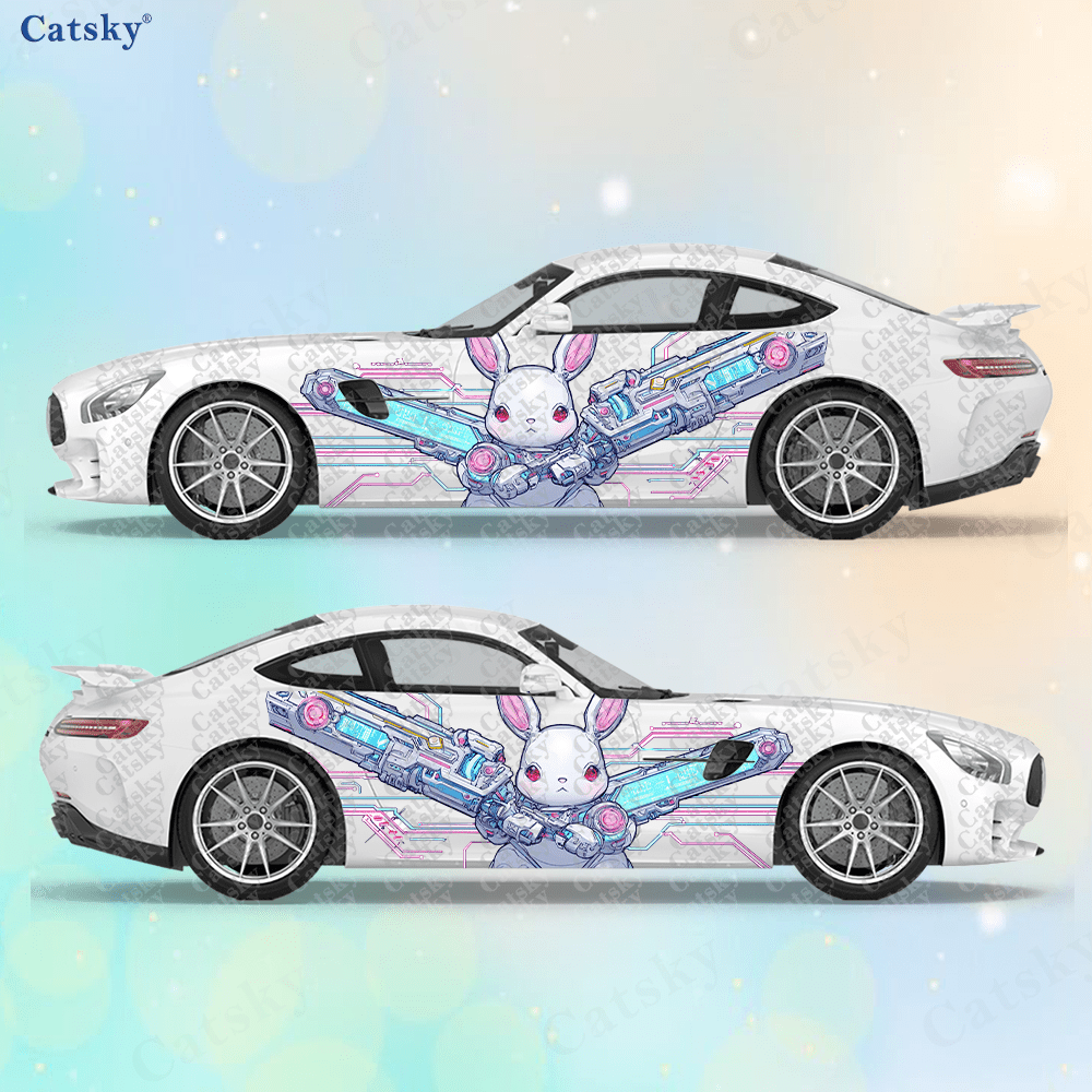 2pcs Cyberpunk Line Tech Bunny - đánh giá và giá Tech Accessories Gifts