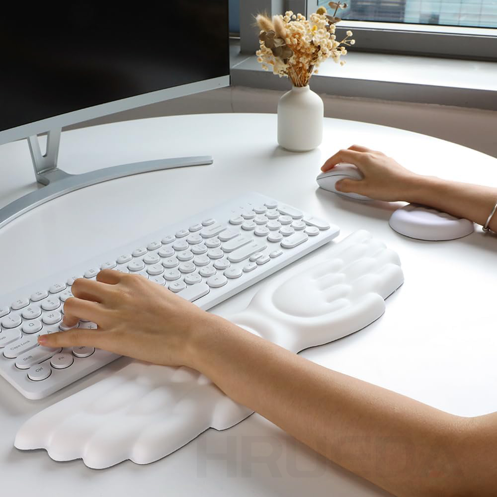 Mechanical Keyboard Mouse Wris - đánh giá và giá Keyboard Wrist Pad Leather