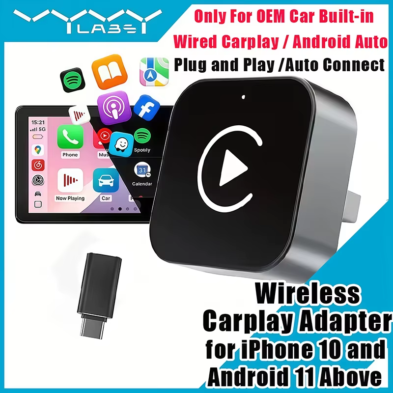 2-in-1 Wireless CarPlay Adapte - đánh giá và giá Tech Accessories Phone