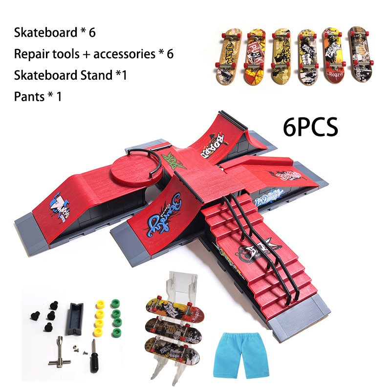DIY Finger Skatepark 6-in-1 Se - đánh giá và giá Tech Deck Accessories