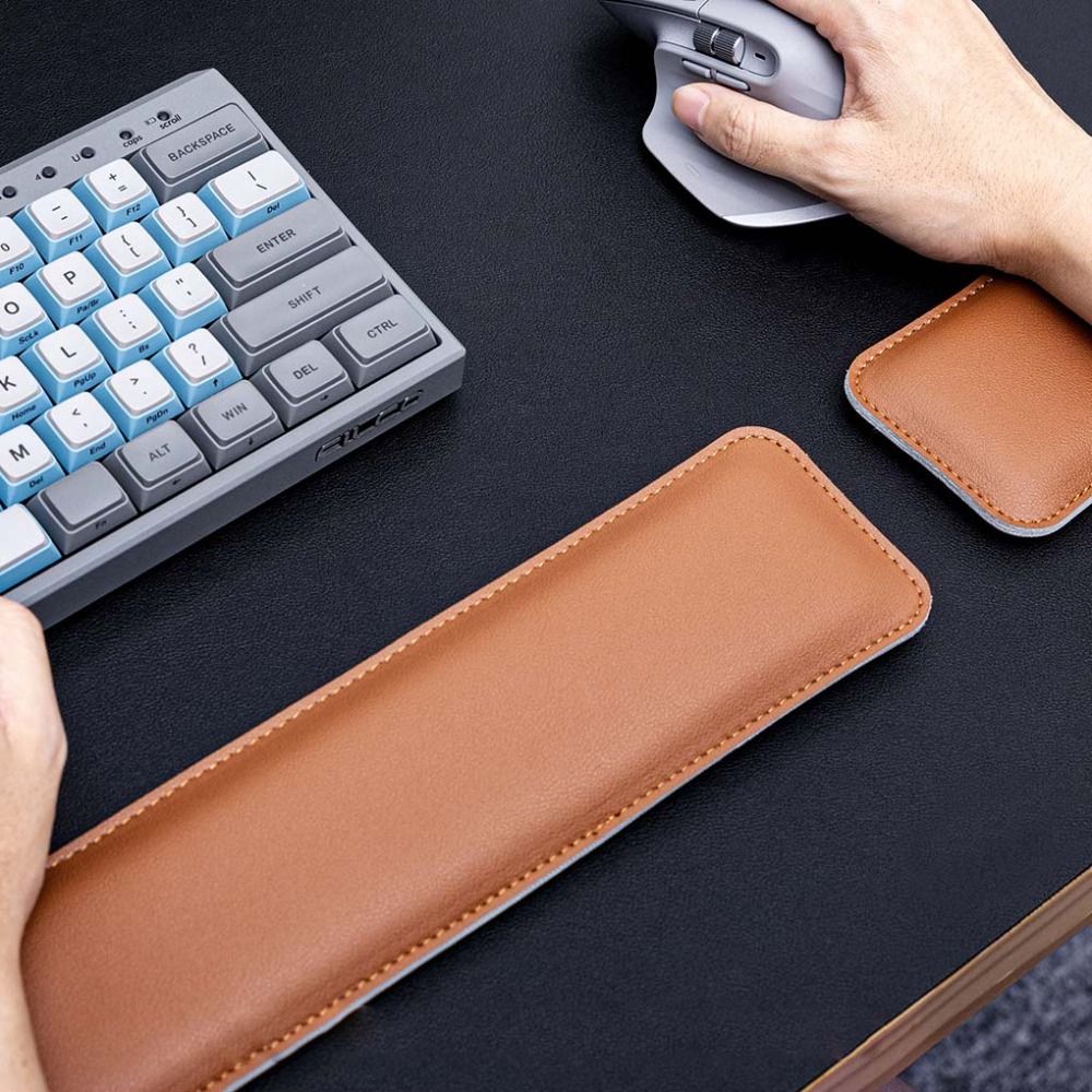 Portable Leather Mouse Pad Lea - đánh giá và giá Keyboard Wrist Pad Leather