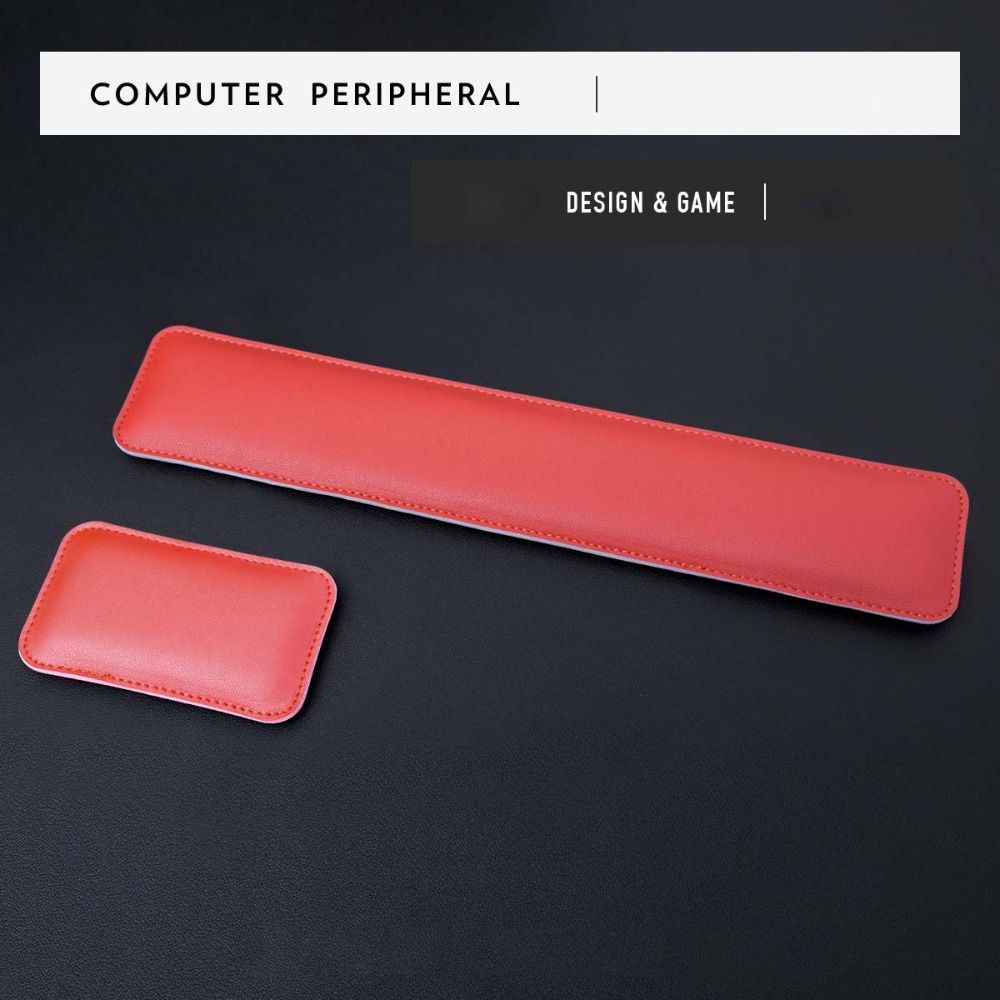 Portable Leather Mouse Pad Lea - đánh giá và giá Keyboard Wrist Pad Leather