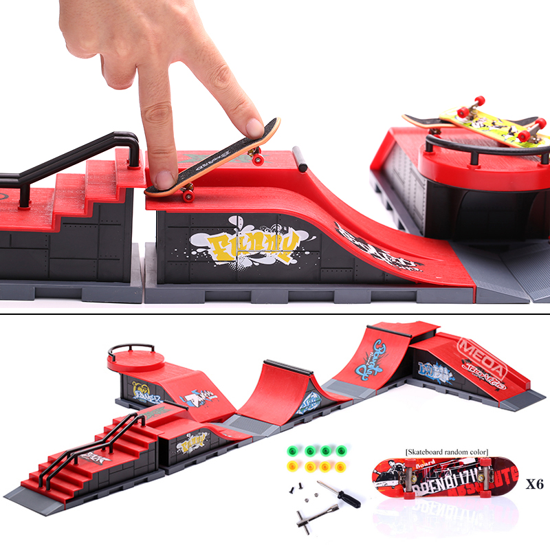 6 In 1 Finger Skateboards DIY  - đánh giá và giá Tech Deck Accessories