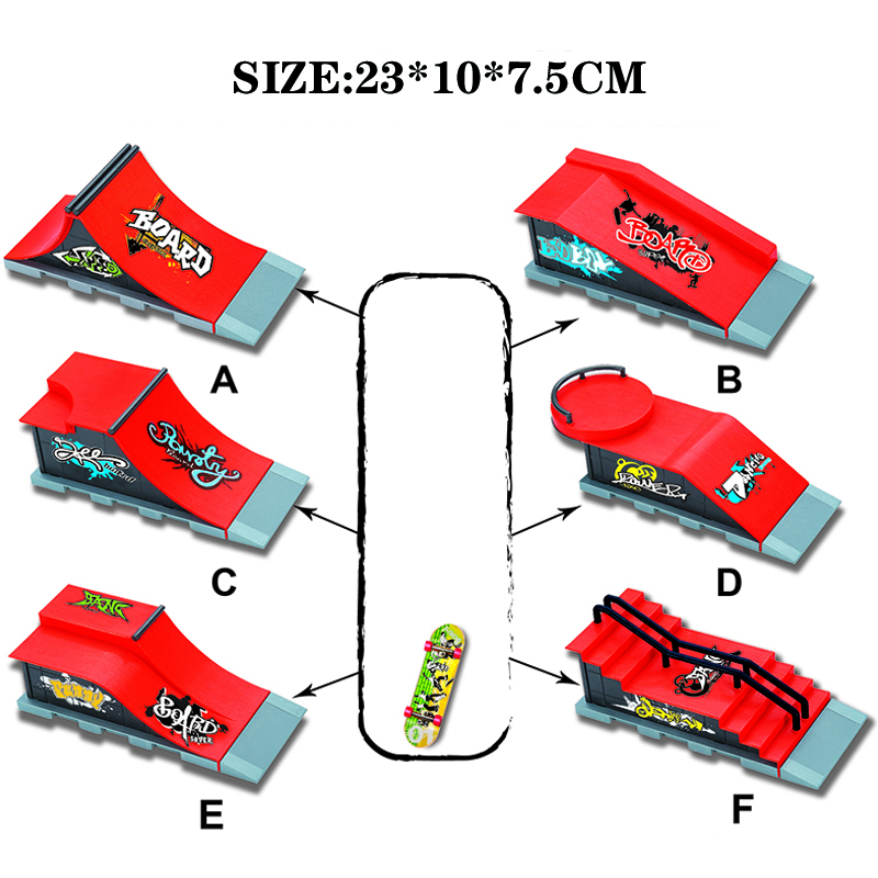 6 In 1 Finger Skateboards DIY  - đánh giá và giá Tech Deck Accessories