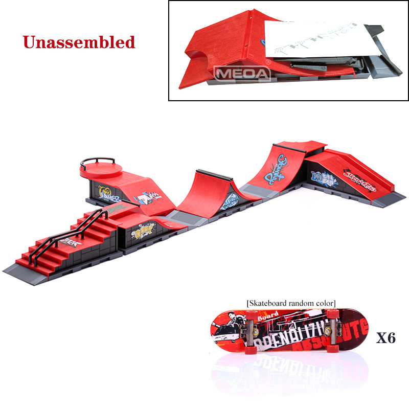 6 In 1 Finger Skateboards DIY  - đánh giá và giá Tech Deck Accessories