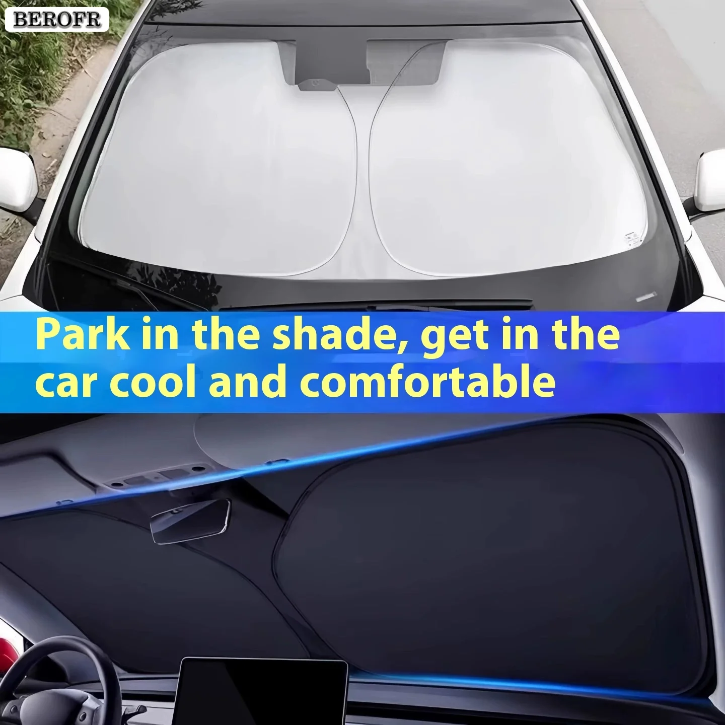 Car Windshield Sunshade For Re - đánh giá và giá Tech Accessories Renault