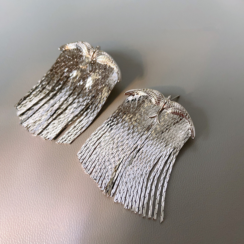 Silver Color Stud Drop Earring - đánh giá và giá Tech Accessories Dropshipping