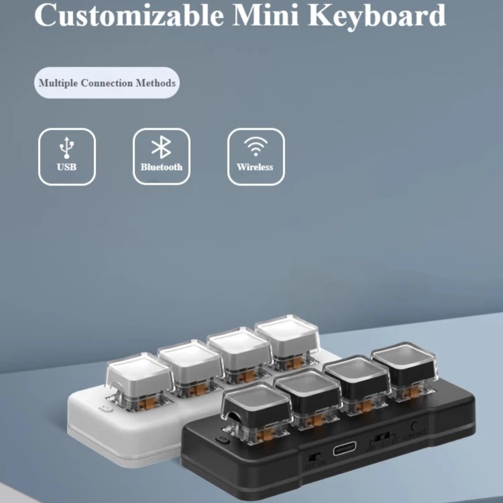 MK424Pro 4-Key Wireles Mini Ke - đánh giá và giá Tech Desktop Accessories