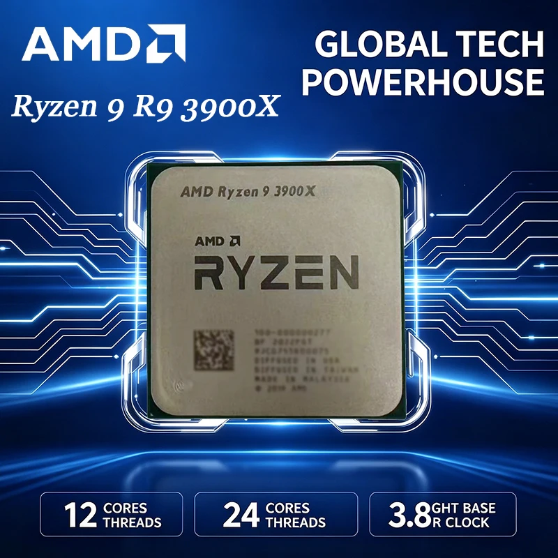 AMD Ryzen 9 3900X 12 Core 24 T - đánh giá và giá Amd Cpu Ryzen 9